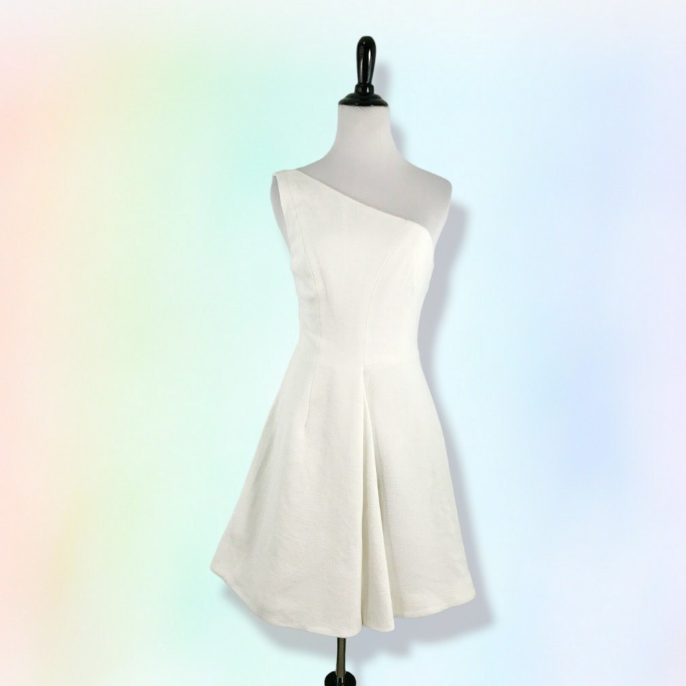 C/meo Collective S White No Response Mini Cocktail Dress‎